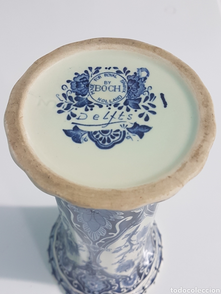 Antig&uuml;edades: GRAN JARRON CERAMICA DELF - Foto 8