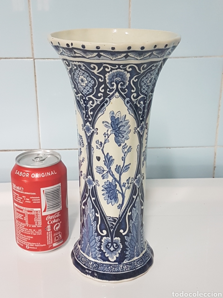 Antig&uuml;edades: GRAN JARRON CERAMICA DELF - Foto 1