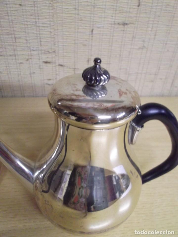 Antig&uuml;edades: Juego de caf&eacute; de plaque de plata.Farco - Foto 4