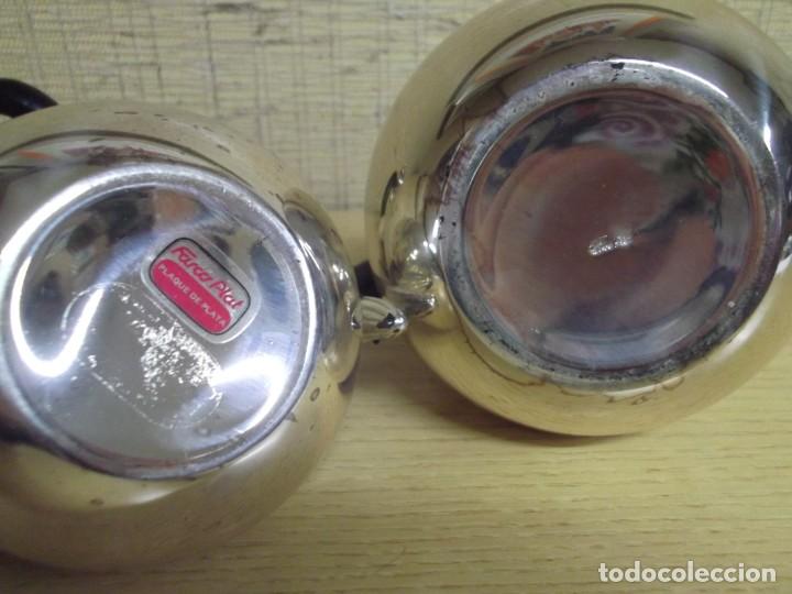 Antig&uuml;edades: Juego de caf&eacute; de plaque de plata.Farco - Foto 6