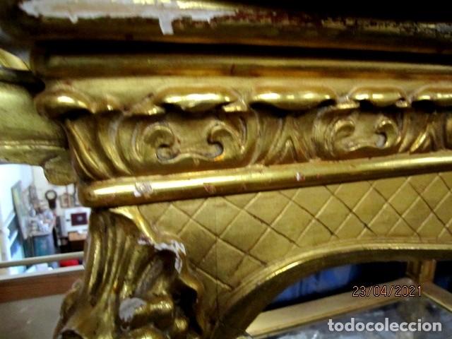 Antig&uuml;edades: Camarera barroca en madera tallada y dorada - Foto 7