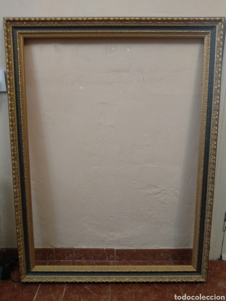 antiguo marco redondo de madera (26.5 cm de diá - Compra venta en  todocoleccion