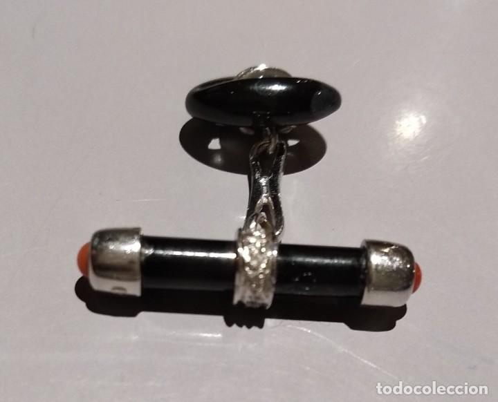 Antig&uuml;edades: GEMELOS ORO BLANCO &Oacute;NICE Y BRILLANTES - Foto 5