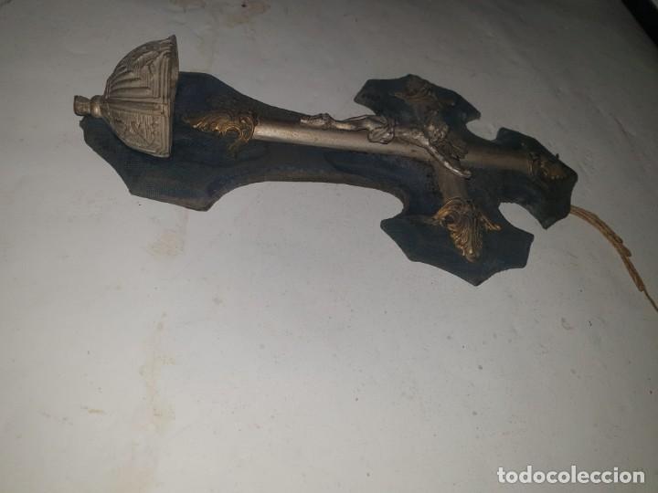 Antig&uuml;edades: CRUCIFIJO BENDITERO - Foto 8
