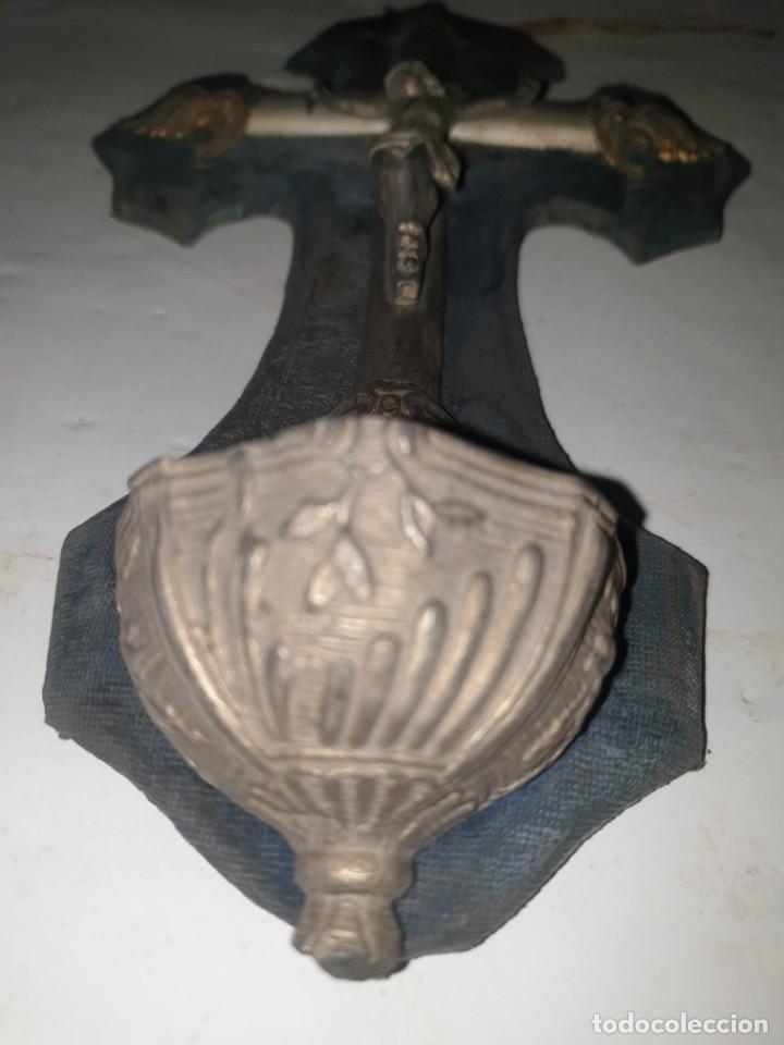 Antig&uuml;edades: CRUCIFIJO BENDITERO - Foto 9