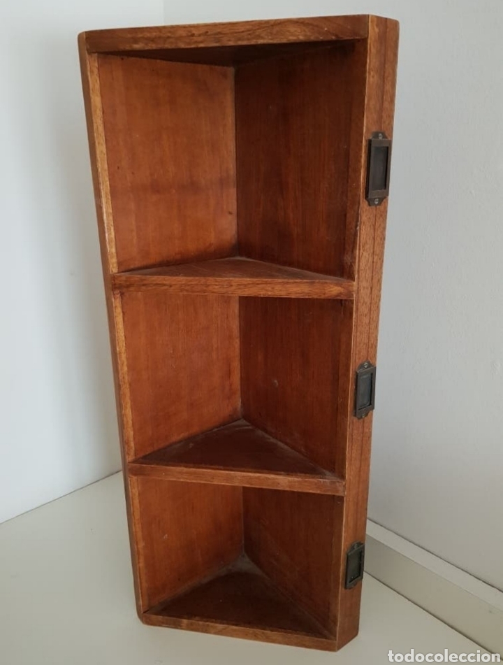 Antig&uuml;edades: Antigua estanter&iacute;a de laboratorio - Foto 2