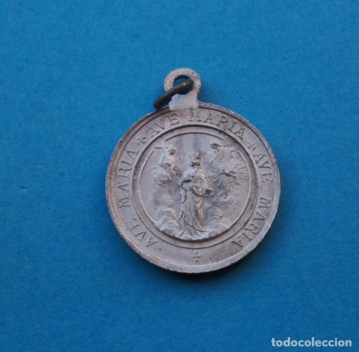 Antig&uuml;edades: MEDALLA RELIGIOSA .: AVE MAR&Iacute;A - Foto 2