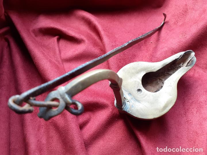 Antig&uuml;edades: Candil de Bronce - Foto 4