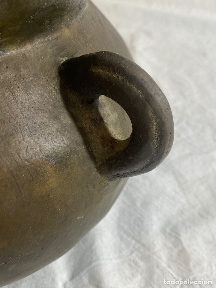 Antig&uuml;edades: Olla catalana en bronce, s.XVIII - Foto 4