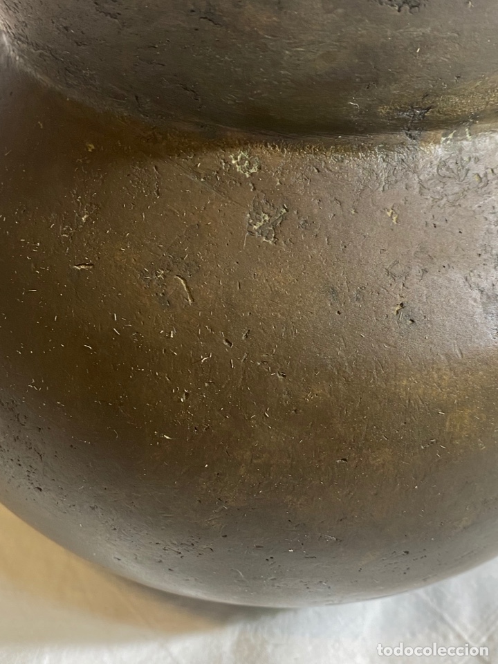 Antig&uuml;edades: Olla catalana en bronce, s.XVIII - Foto 5