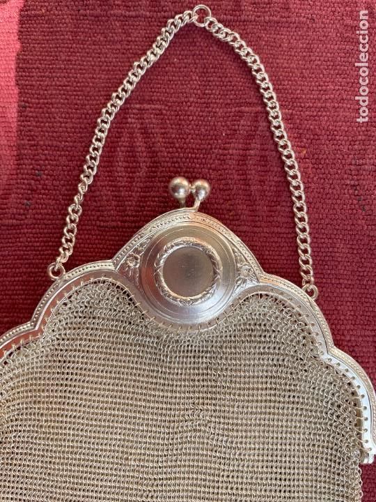 Antig&uuml;edades: Bolso de Plata antiguo - Foto 3