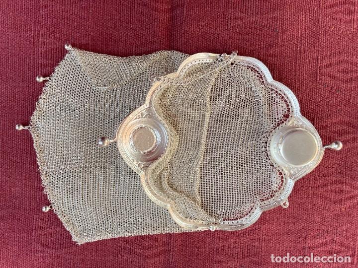 Antig&uuml;edades: Bolso de Plata antiguo - Foto 4
