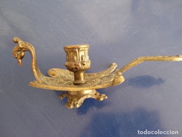 Antig&uuml;edades: CANDELABRO PAVO REAL - Foto 1
