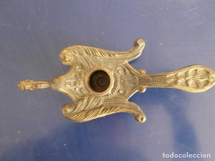 Antig&uuml;edades: CANDELABRO PAVO REAL - Foto 2