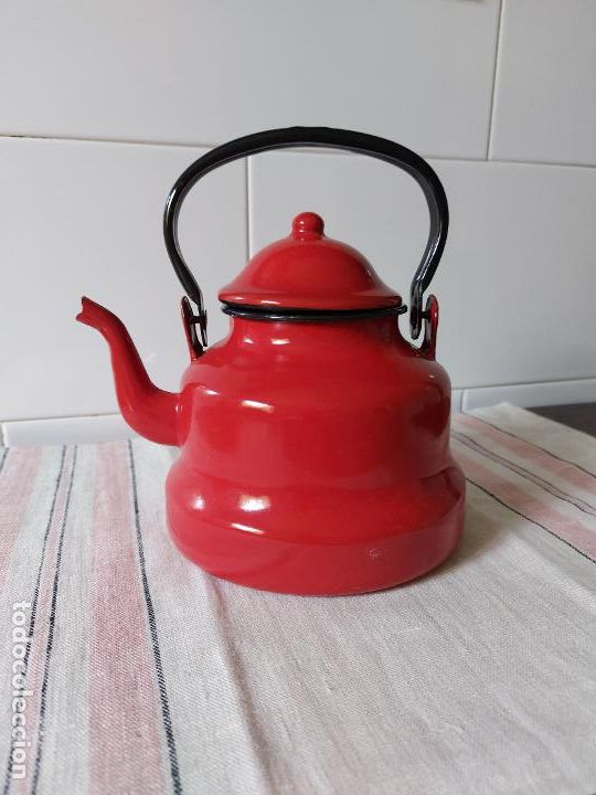 Antig&uuml;edades: CAFETERA - TETERA DE ESMALTE - Foto 2