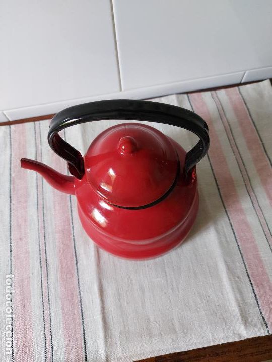 Antig&uuml;edades: CAFETERA - TETERA DE ESMALTE - Foto 3