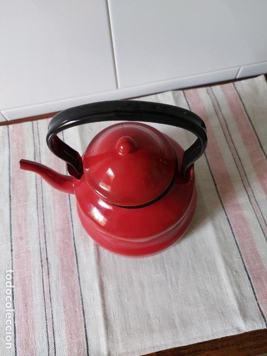 Antig&uuml;edades: CAFETERA - TETERA DE ESMALTE - Foto 4