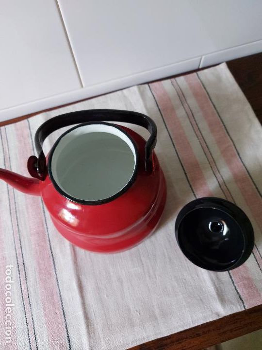 Antig&uuml;edades: CAFETERA - TETERA DE ESMALTE - Foto 5