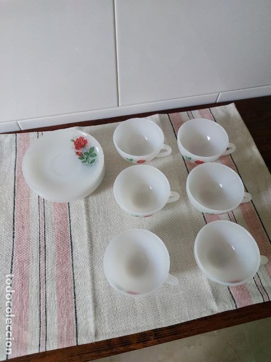Antig&uuml;edades: LOTE 6 TAZAS & PLATILLOS - Foto 1