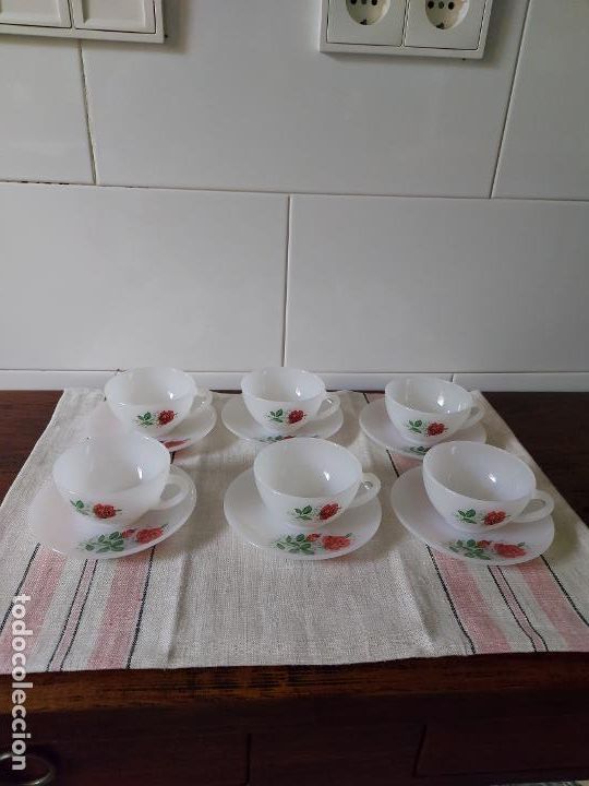Antig&uuml;edades: LOTE 6 TAZAS & PLATILLOS - Foto 5