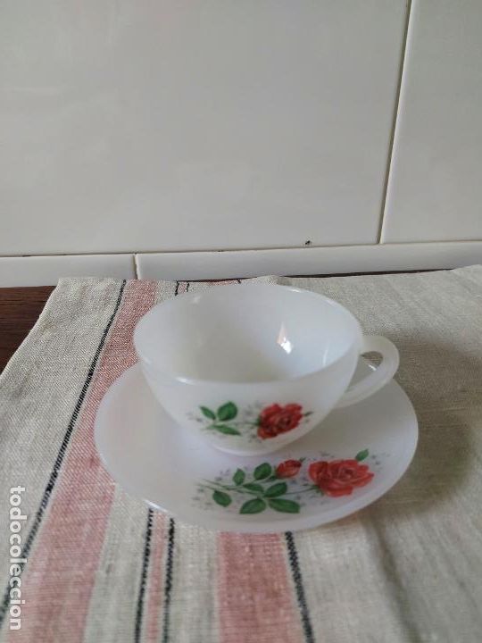 Antig&uuml;edades: LOTE 6 TAZAS & PLATILLOS - Foto 6