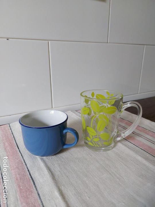 Oggetti Antichi: LOTE DE 2 TAZAS