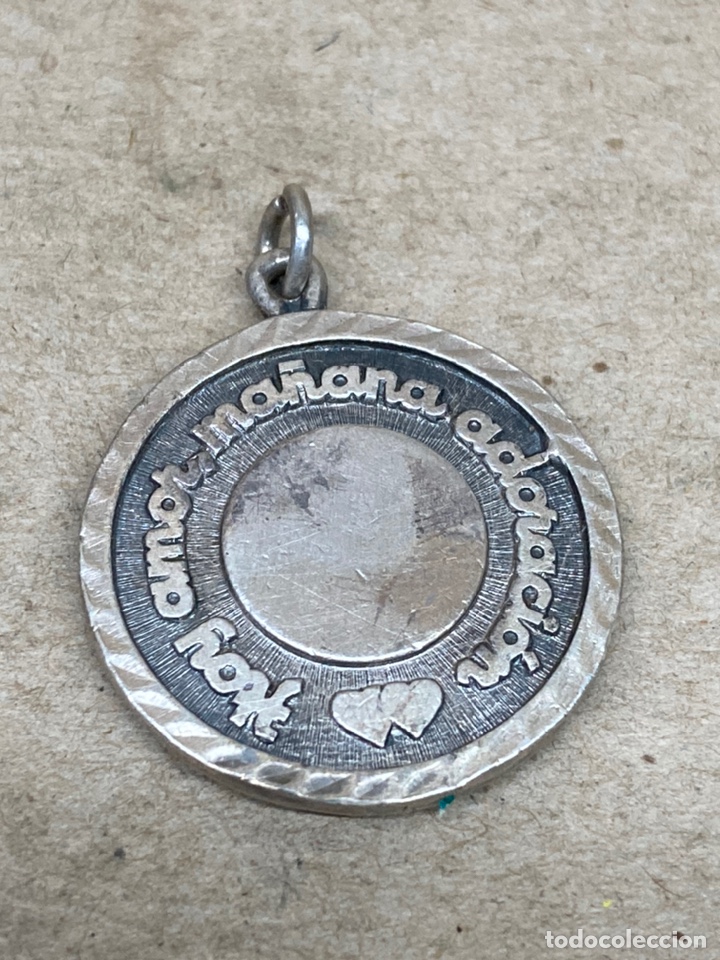 Antig&uuml;edades: Medalla religiosa de plata - Foto 2