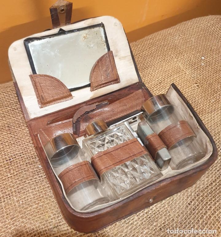 Oggetti Antichi: Neceser caballero antiguo