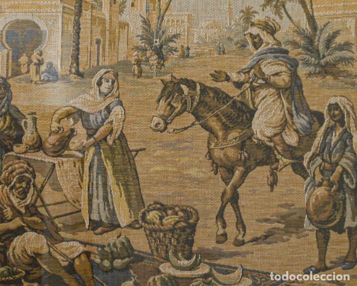 Antig&uuml;edades: Tapiz antiguo con escena &Aacute;rabe - Foto 2