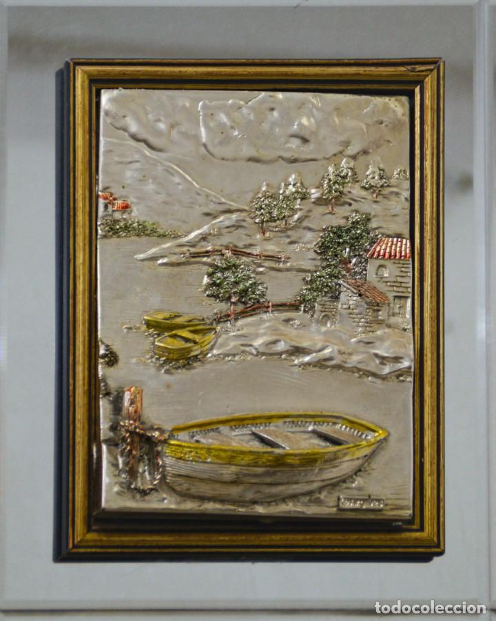 Antig&uuml;edades: Cuadro de decoraci&oacute;n con espejo - Foto 2