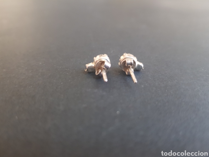 Antig&uuml;edades: #669 JUEGO DE PENDIENTE DE PLATA 925 - Foto 2