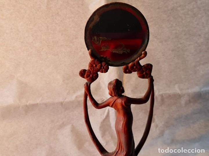 Antig&uuml;edades: DAMA MODERNISTA CON ESPEJO - Foto 2