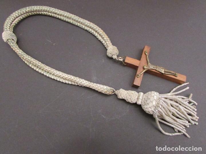 Antig&uuml;edades: CORD&Oacute;N CON BORLA Y CRUCIFIJO PRIMERA COMUNI&Oacute;N - Foto 5