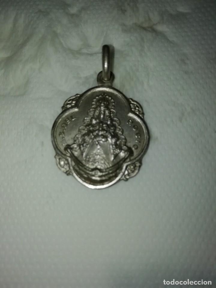 Antig&uuml;edades: Medalla en plata virgen del rocio - Foto 1