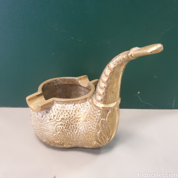 Antig&uuml;edades: Cenicero pipa Bronce - Foto 2
