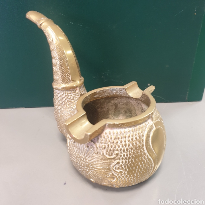 Antig&uuml;edades: Cenicero pipa Bronce - Foto 1