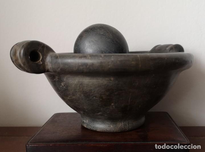 Antig&uuml;edades: Mortero de basalto faraonico - Foto 3