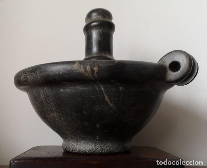 Antig&uuml;edades: Mortero de basalto faraonico - Foto 9