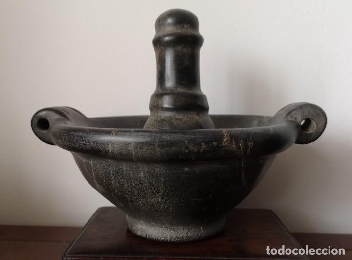 Antig&uuml;edades: Mortero de basalto faraonico - Foto 11