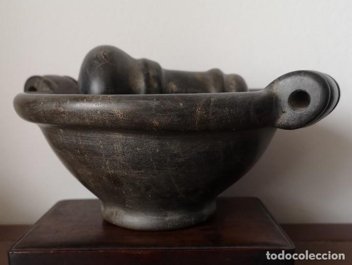 Antig&uuml;edades: Mortero de basalto faraonico - Foto 12