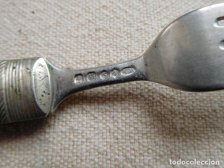 Antig&uuml;edades: Antiguo tenedor plegable ingles - Foto 7