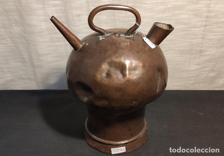 Antig&uuml;edades: EXCELENTE BOTIJO DE COBRE - Foto 3