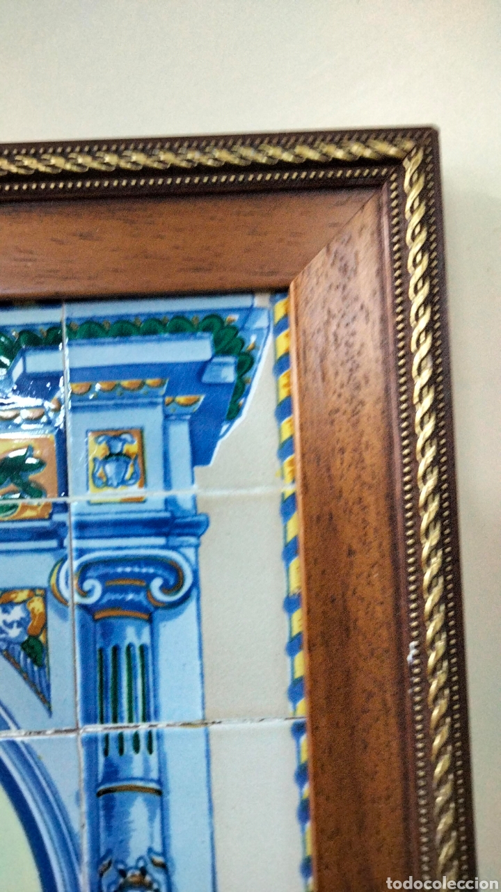 Antig&uuml;edades: BONITO MOSAICO DE AZULEJOS GRAN PODER SEVILLA - Foto 7