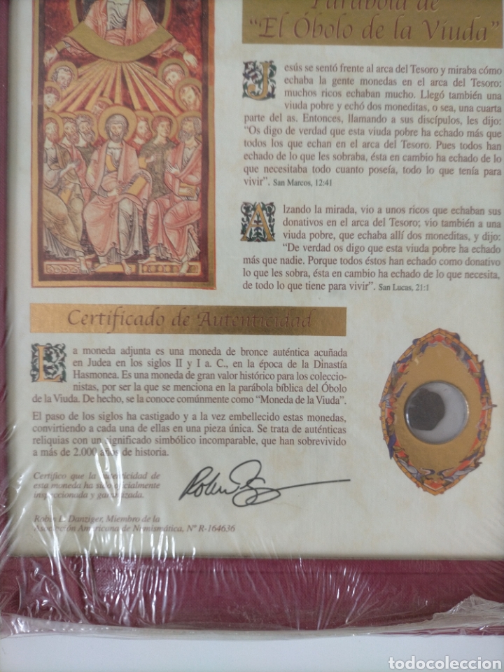 Moneda Biblia bolo De La Viuda Certificado D Comprar Antig edades moneda-biblia-bolo-de-la-viuda-certificado-d-comprar-antig-edades
