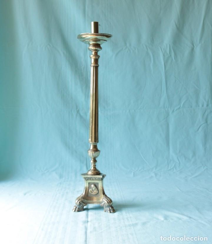 19th Century Bronze Gothic Candlestick
