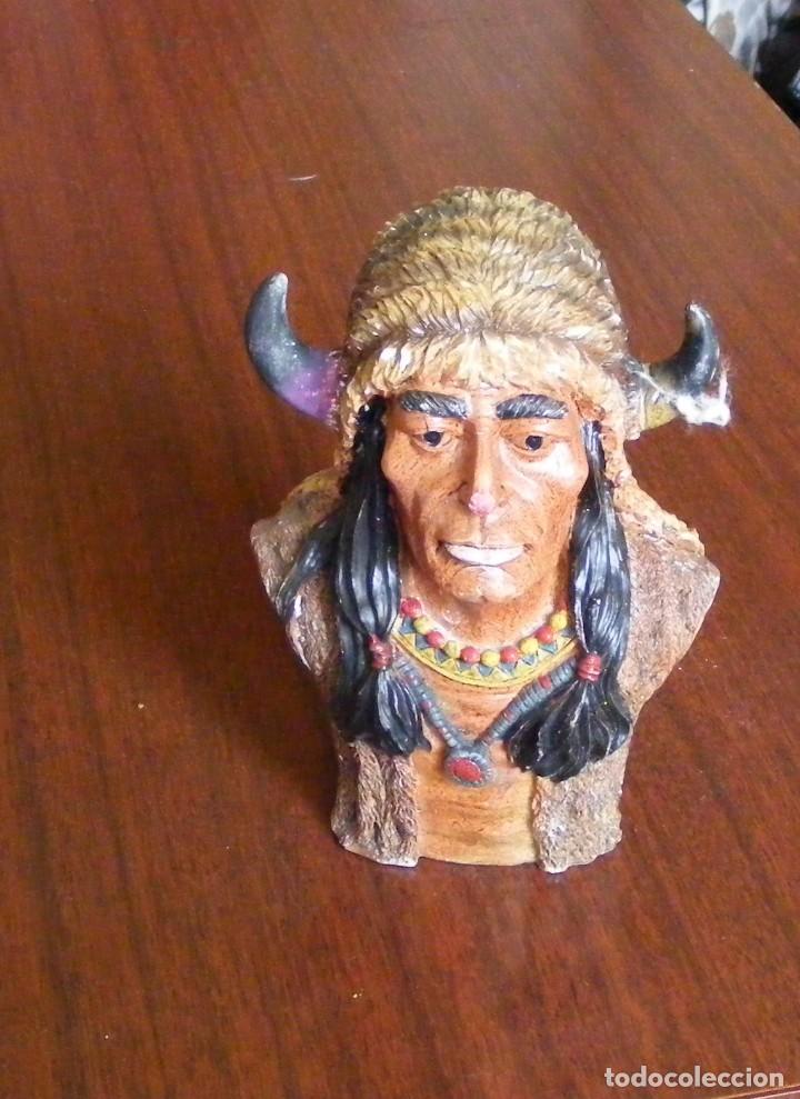 Antig&uuml;edades: FIGURA APACHE, MIDE 13 CM ALTO - Foto 1