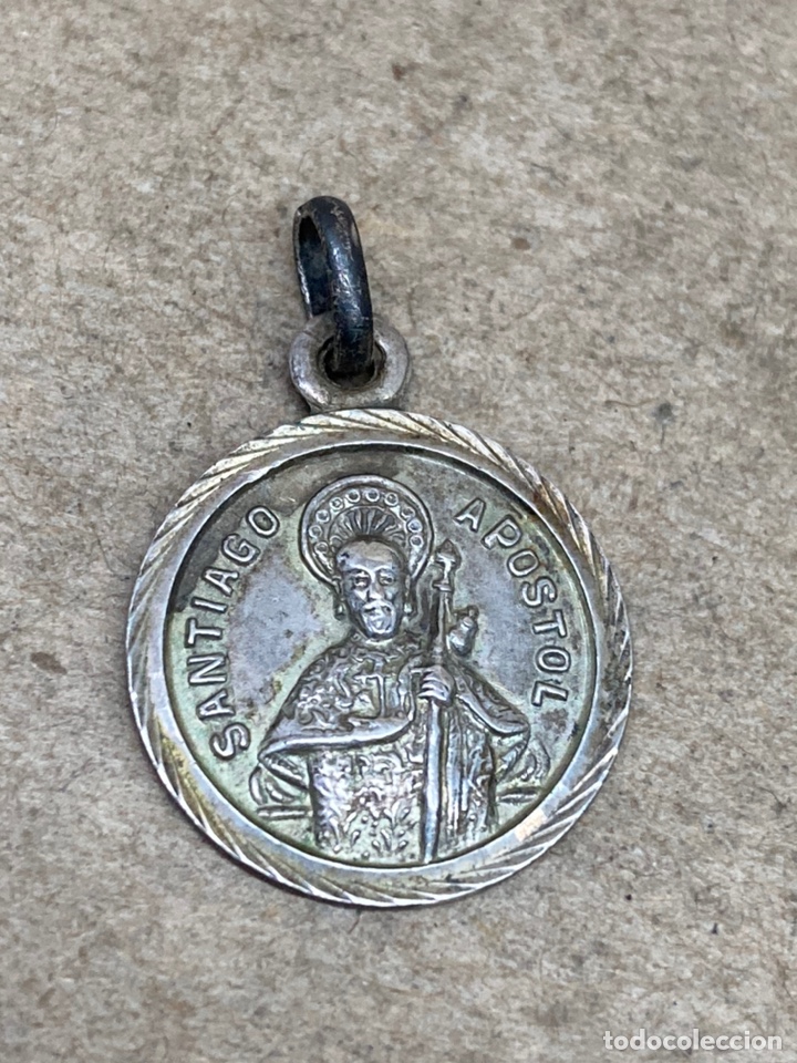 Antig&uuml;edades: Medalla de plata religiosa - Foto 1