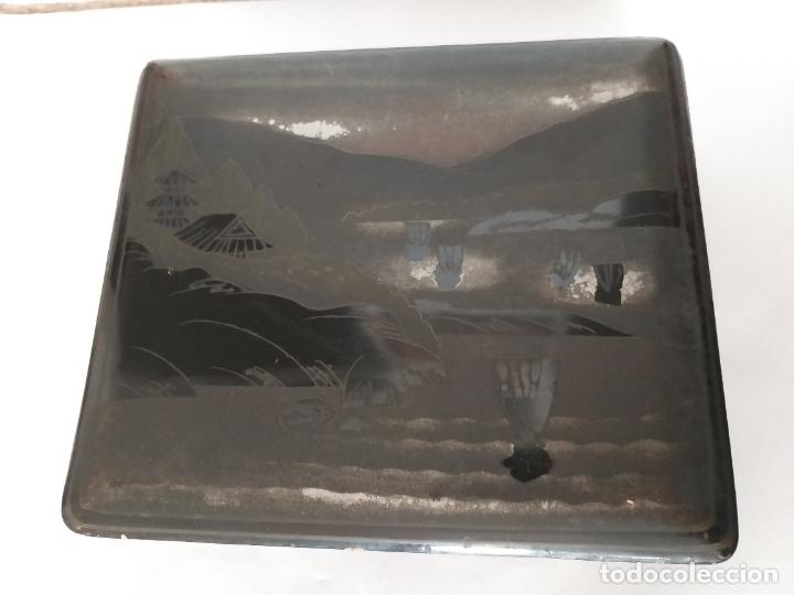 Antig&uuml;edades: Caja de madera. Joyero. - Foto 2