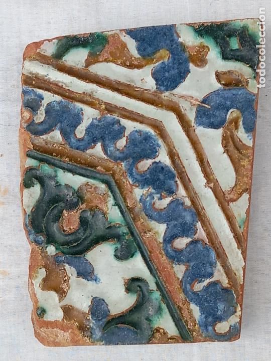 Oggetti Antichi: 2 ) AZULEJO ANTIGUO DE TOLEDO - ARISTA - SIGLO XVI - RENACIMIENTO -