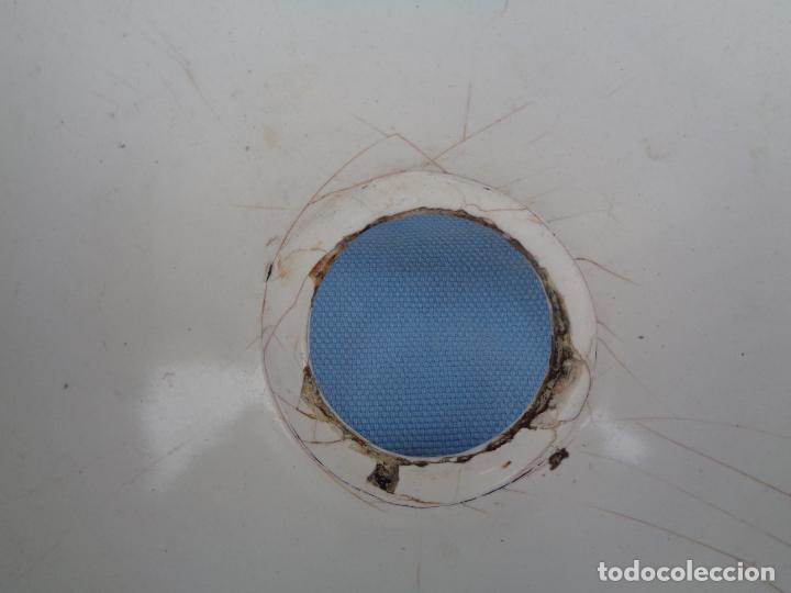 Antig&uuml;edades: TULIPA DE CHAPA ESMALTADA BICOLOR - Foto 4